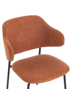 Sæt med 2 spisebordsstole KENAI Orange