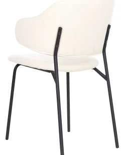 Sæt med 2 spisebordsstole KENAI Lys Beige