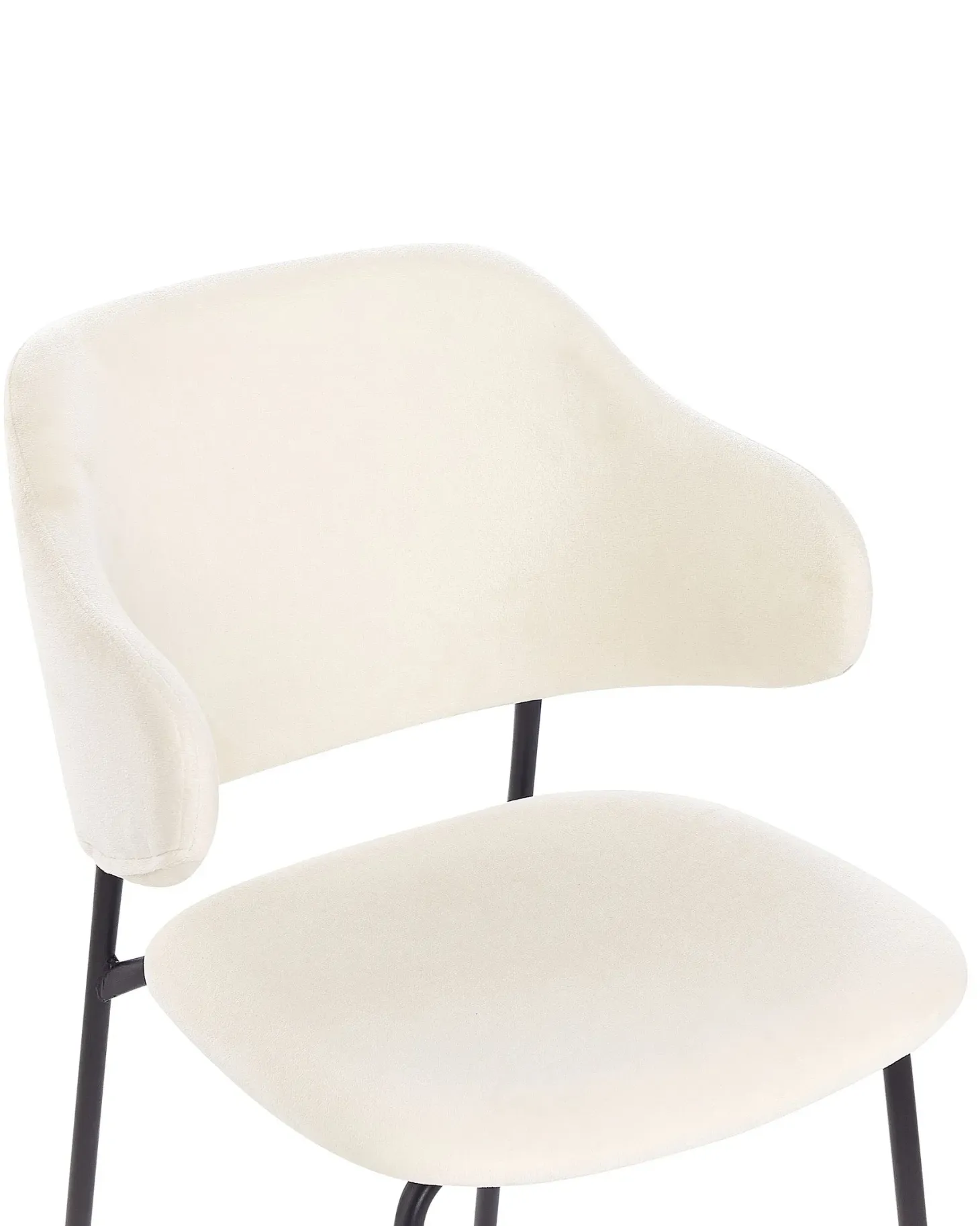 Sæt med 2 spisebordsstole KENAI Lys Beige
