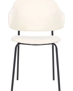 Sæt med 2 spisebordsstole KENAI Lys Beige