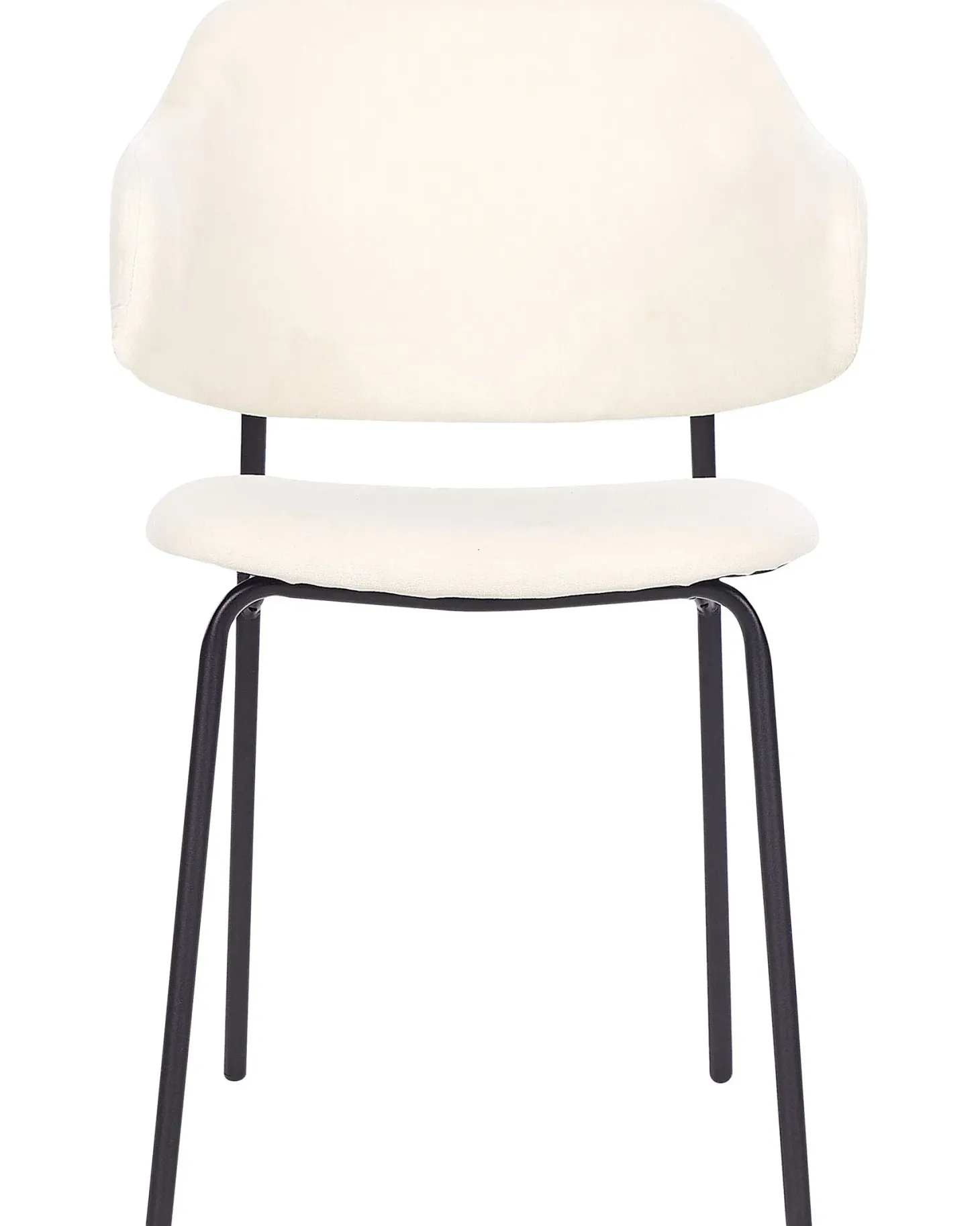 Sæt med 2 spisebordsstole KENAI Lys Beige
