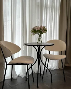 Sæt med 2 spisebordsstole KIANA Lys Beige