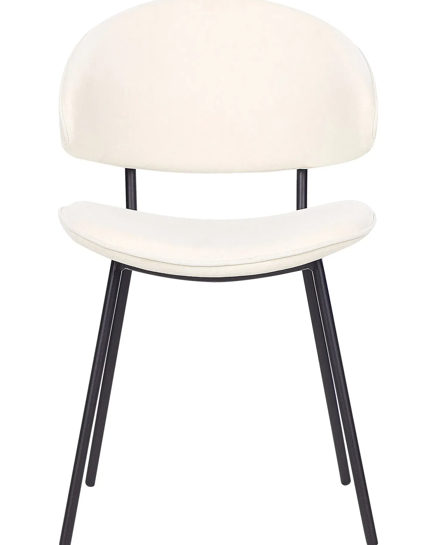 Sæt med 2 spisebordsstole KIANA Lys Beige