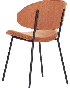 Sæt med 2 spisebordsstole KIANA Orange
