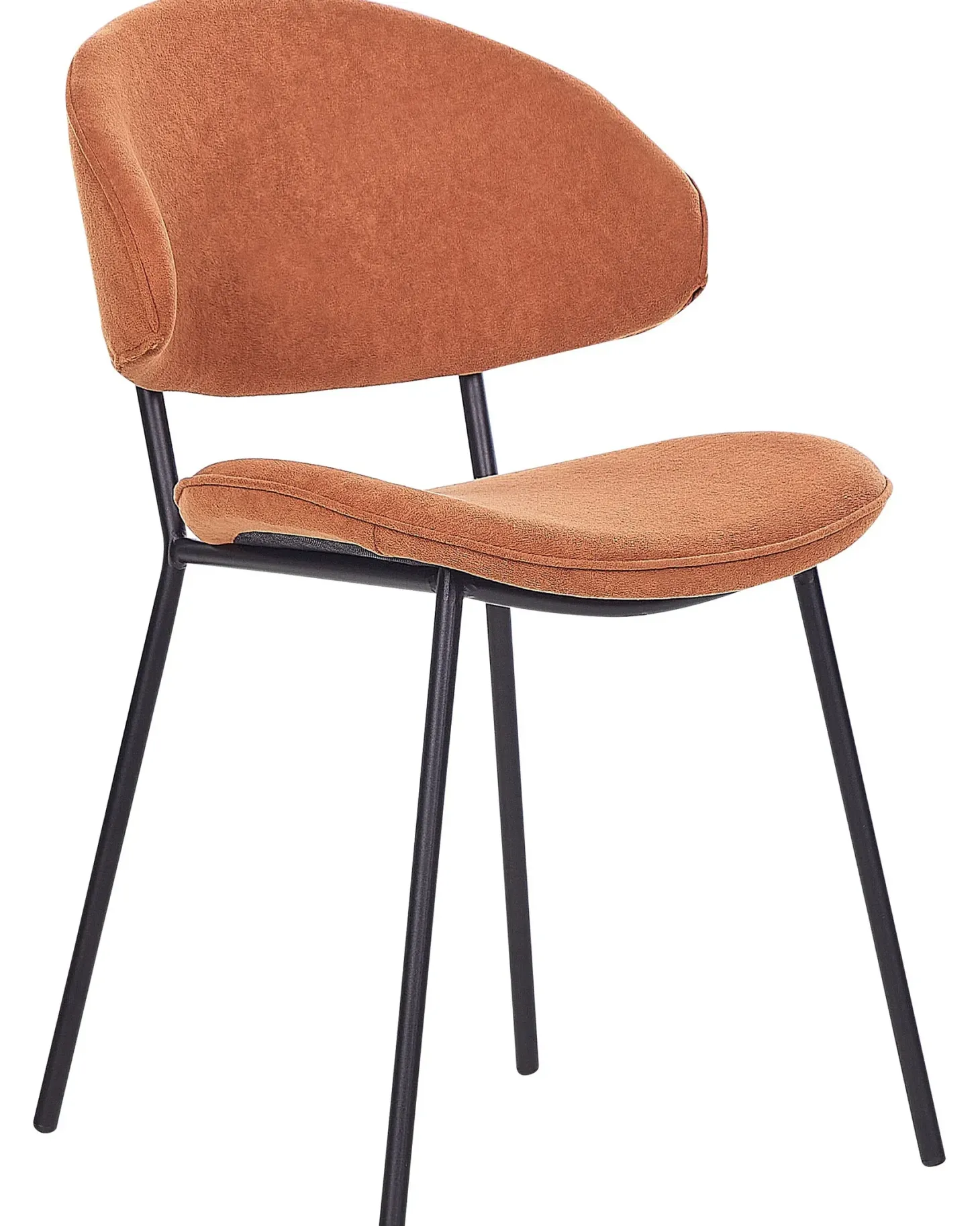 Sæt med 2 spisebordsstole KIANA Orange