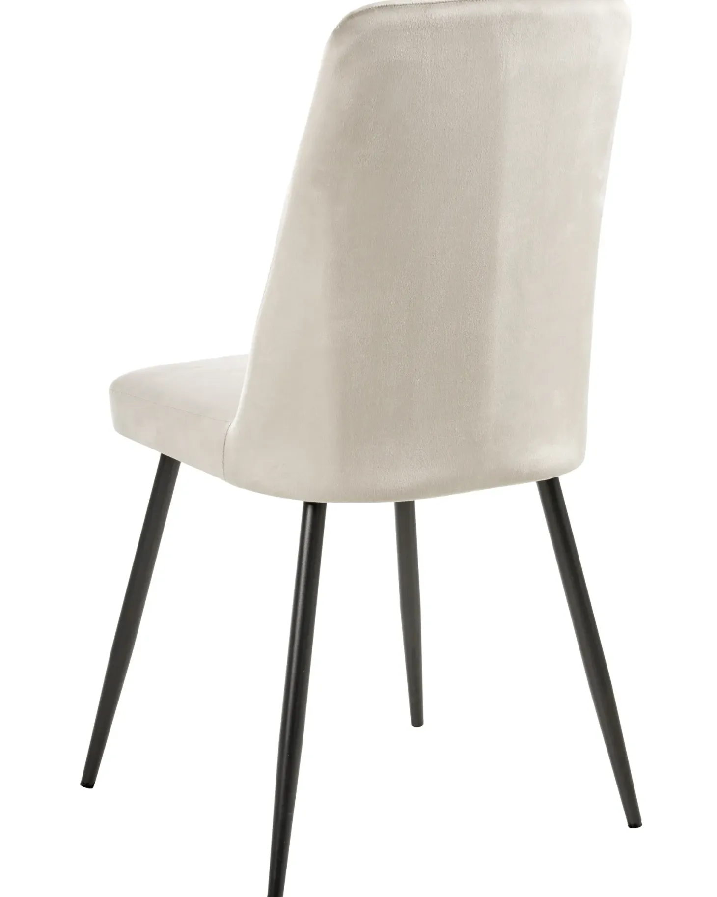 Sæt med 4 spisebordsstole KIRBY Velour Beige