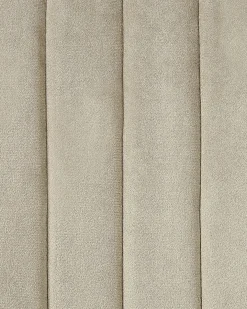 Sæt med 2 spisebordsstole LAVONIA Velour Brungrå