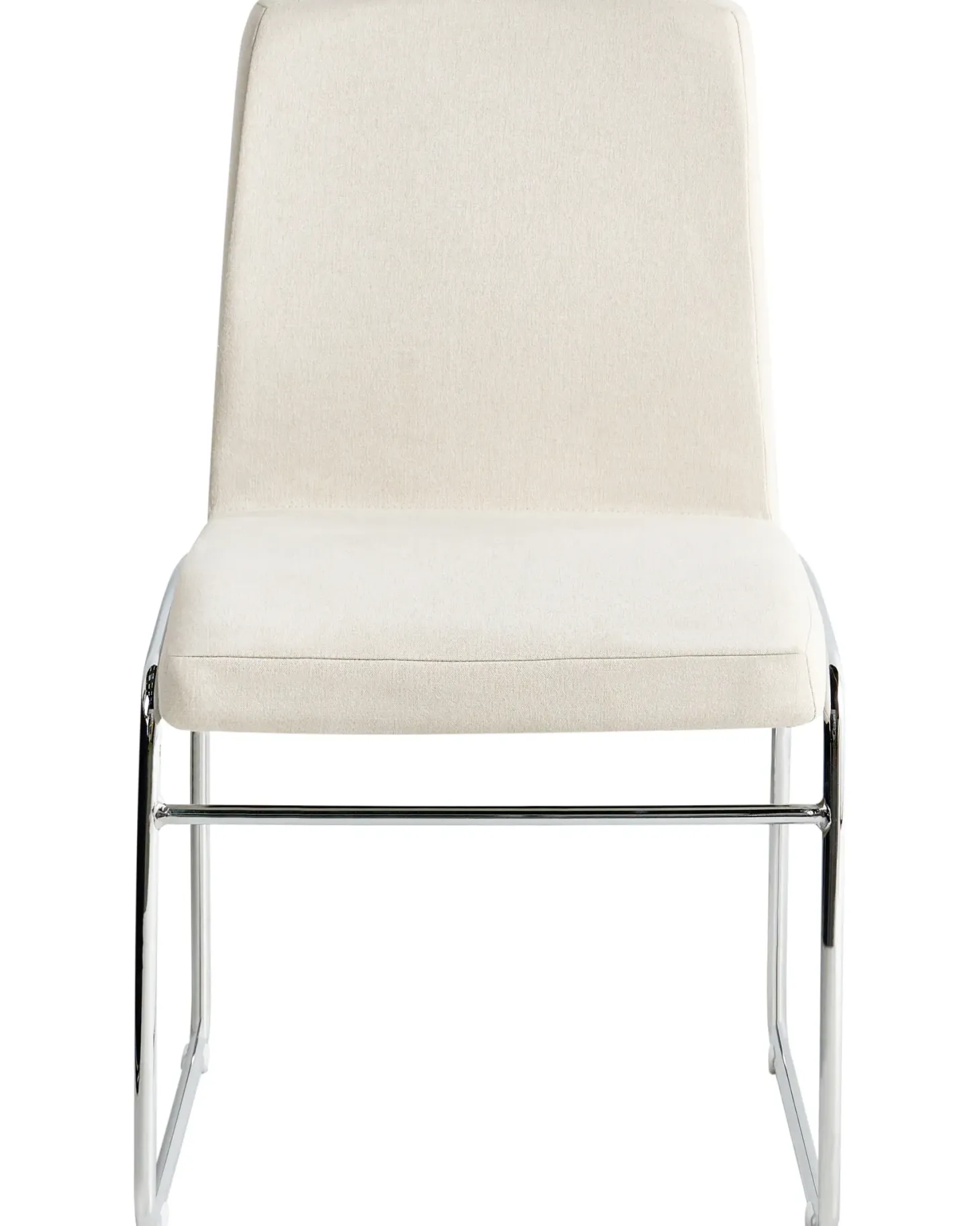 Sæt med 2 spisebordsstole LECCO Lys Beige