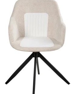 Sæt med 2 spisebordsstole LIKELY Lys Beige