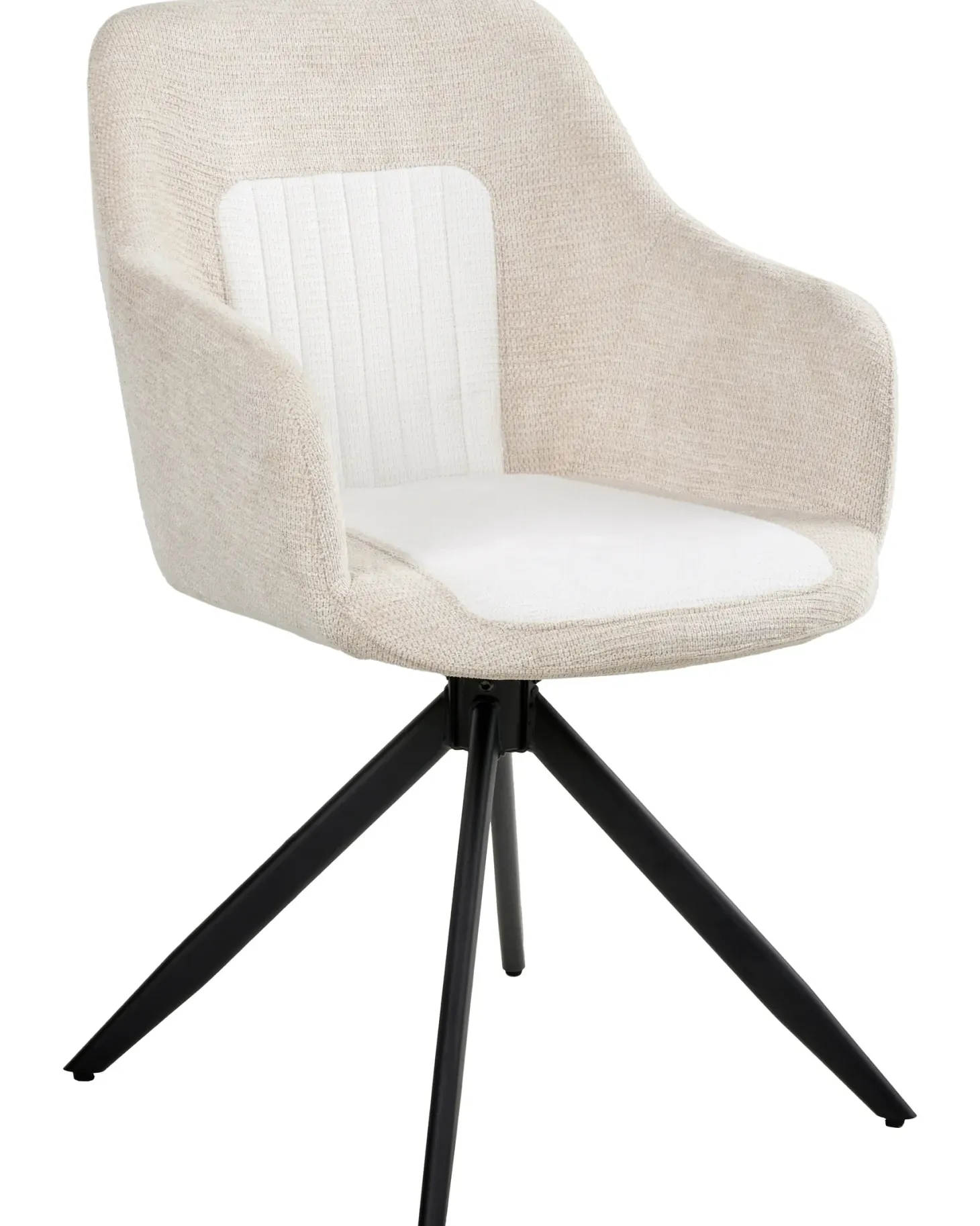 Sæt med 2 spisebordsstole LIKELY Lys Beige