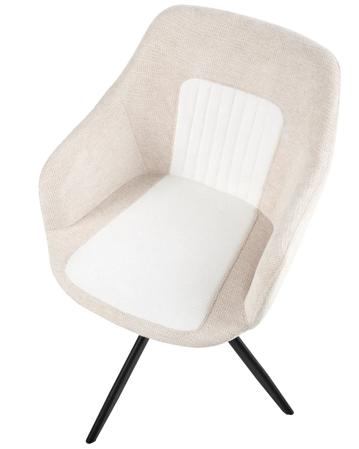 Sæt med 2 spisebordsstole LIKELY Lys Beige