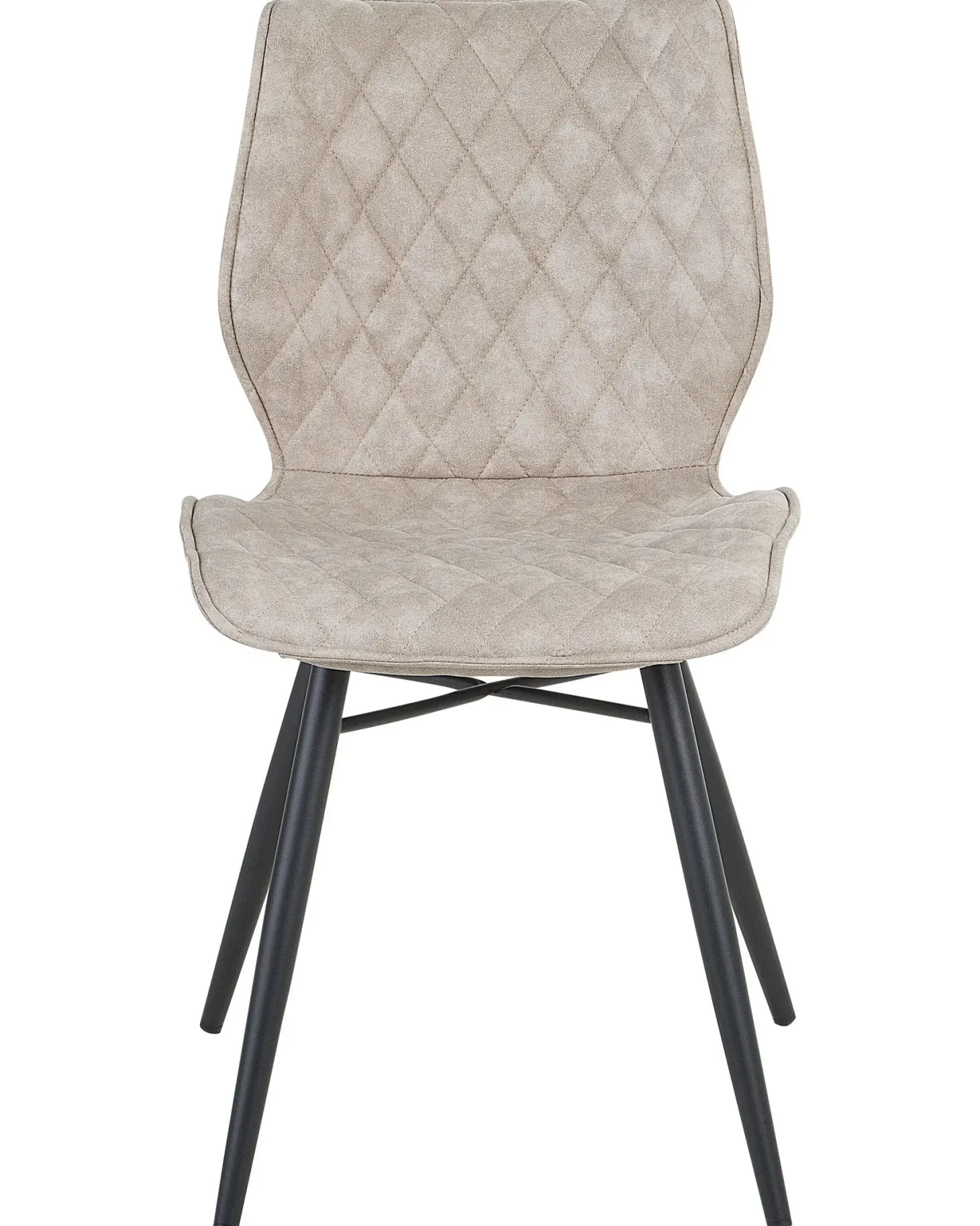 Sæt med 2 spisebordsstole LISLE Beige