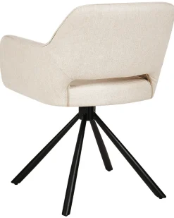 Sæt med 2 spisebordsstole LOURES Lys Beige