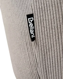 Sæt med 2 spisebordsstole LOVERNA Fløjl Beige