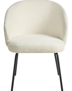 Sæt med 2 spisebordsstole LUDDEN Boucle Lys Beige