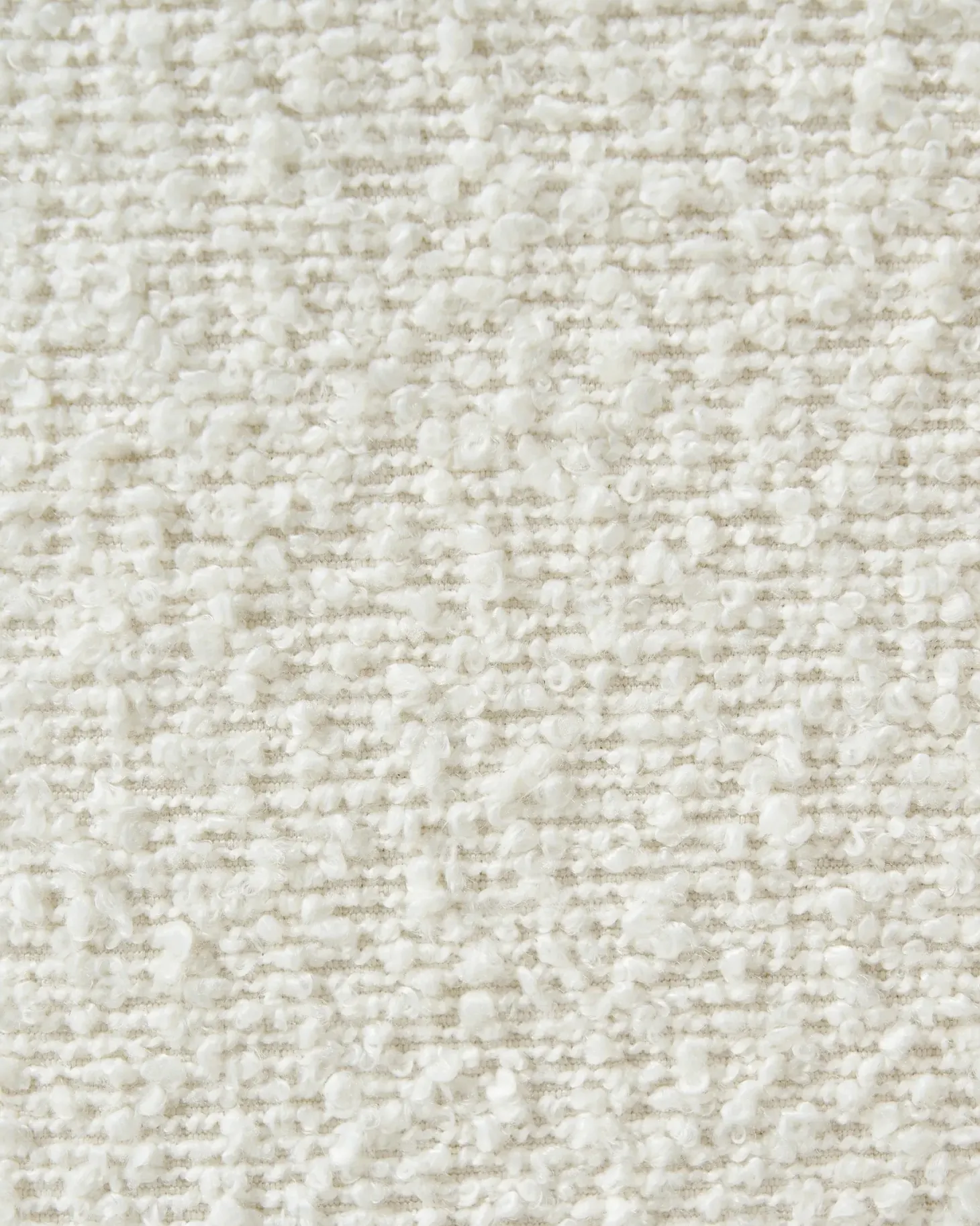 Sæt med 2 spisebordsstole LUDDEN Boucle Lys Beige