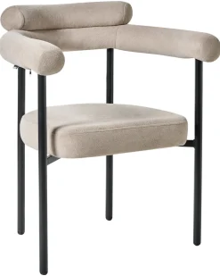 Sæt med 2 spisebordsstole LYNEY Beige