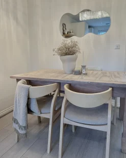 Sæt med 2 spisebordsstole MAROA Træ Beige