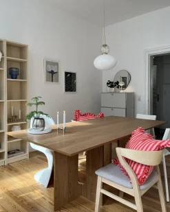 Sæt med 2 spisebordsstole MAROA Træ Beige
