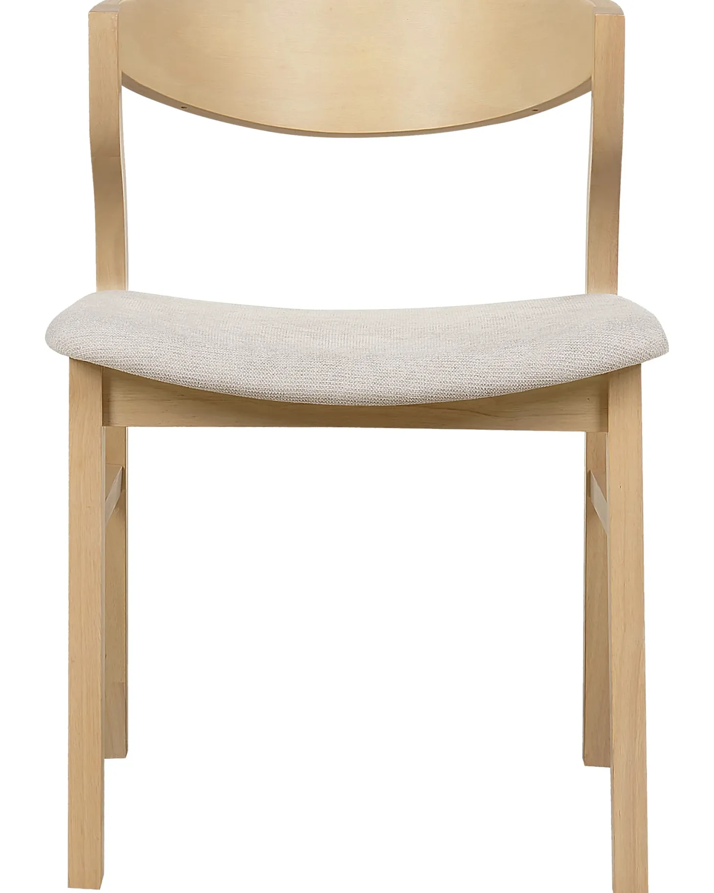 Sæt med 2 spisebordsstole MAROA Træ Beige