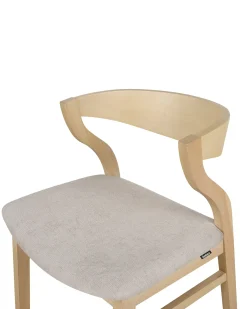 Sæt med 2 spisebordsstole MAROA Træ Beige