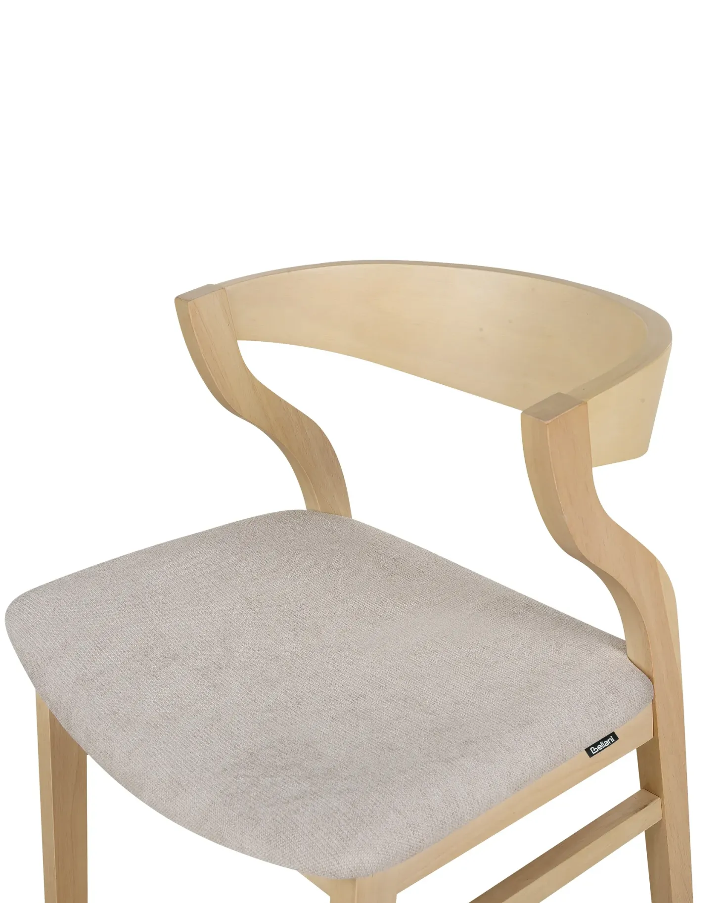 Sæt med 2 spisebordsstole MAROA Træ Beige