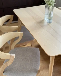 Sæt med 2 spisebordsstole MAROA Træ Beige