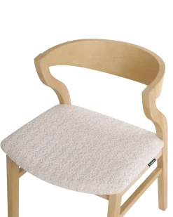 Sæt med 2 spisebordsstole MAROA Træ Lys Beige