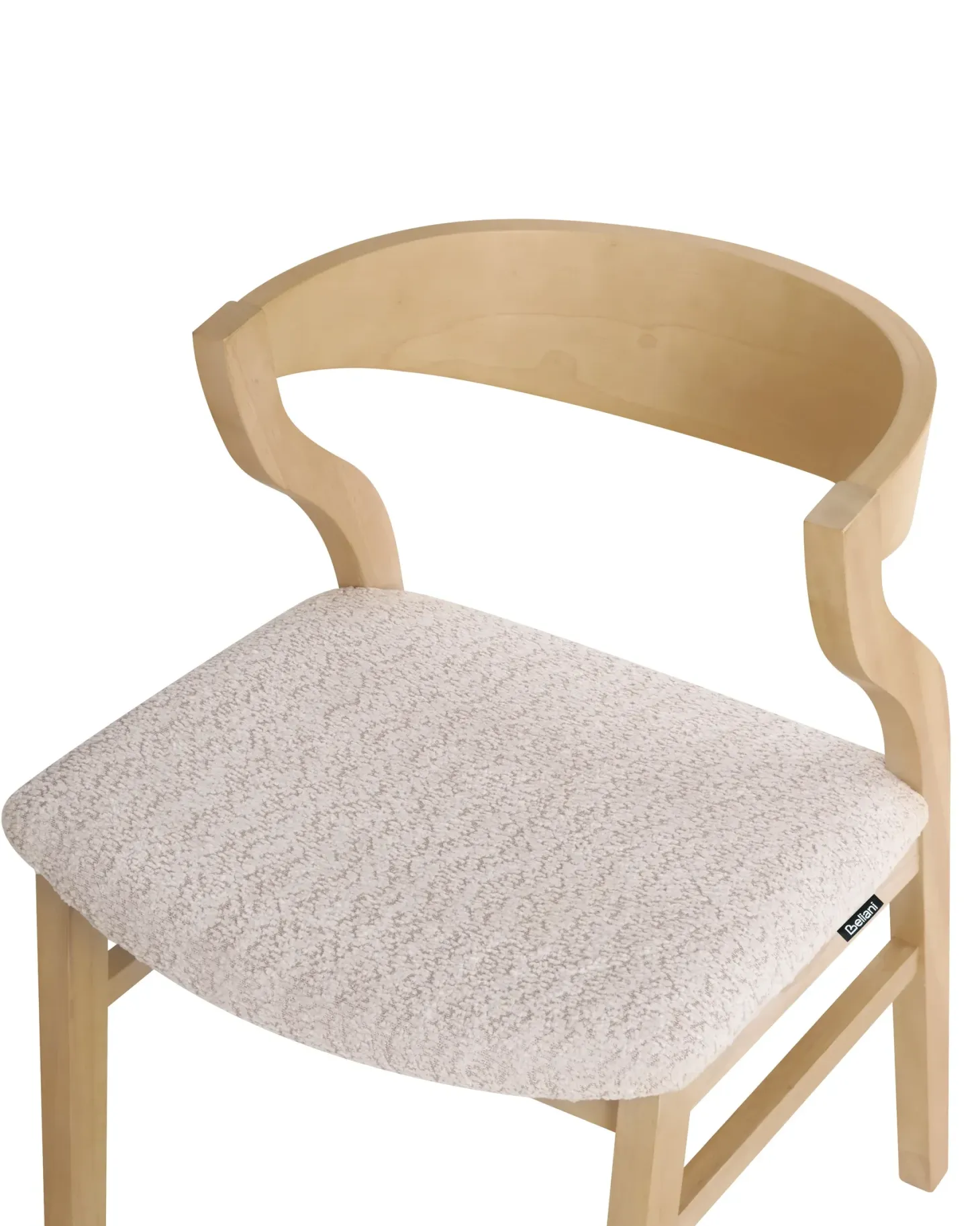 Sæt med 2 spisebordsstole MAROA Træ Lys Beige