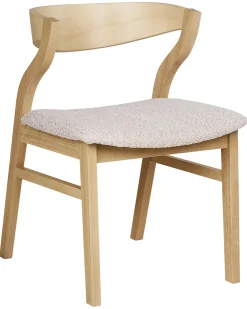 Sæt med 2 spisebordsstole MAROA Træ Lys Beige
