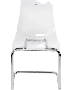 Sæt med 2 spisebordsstole MARSHALL Transparent