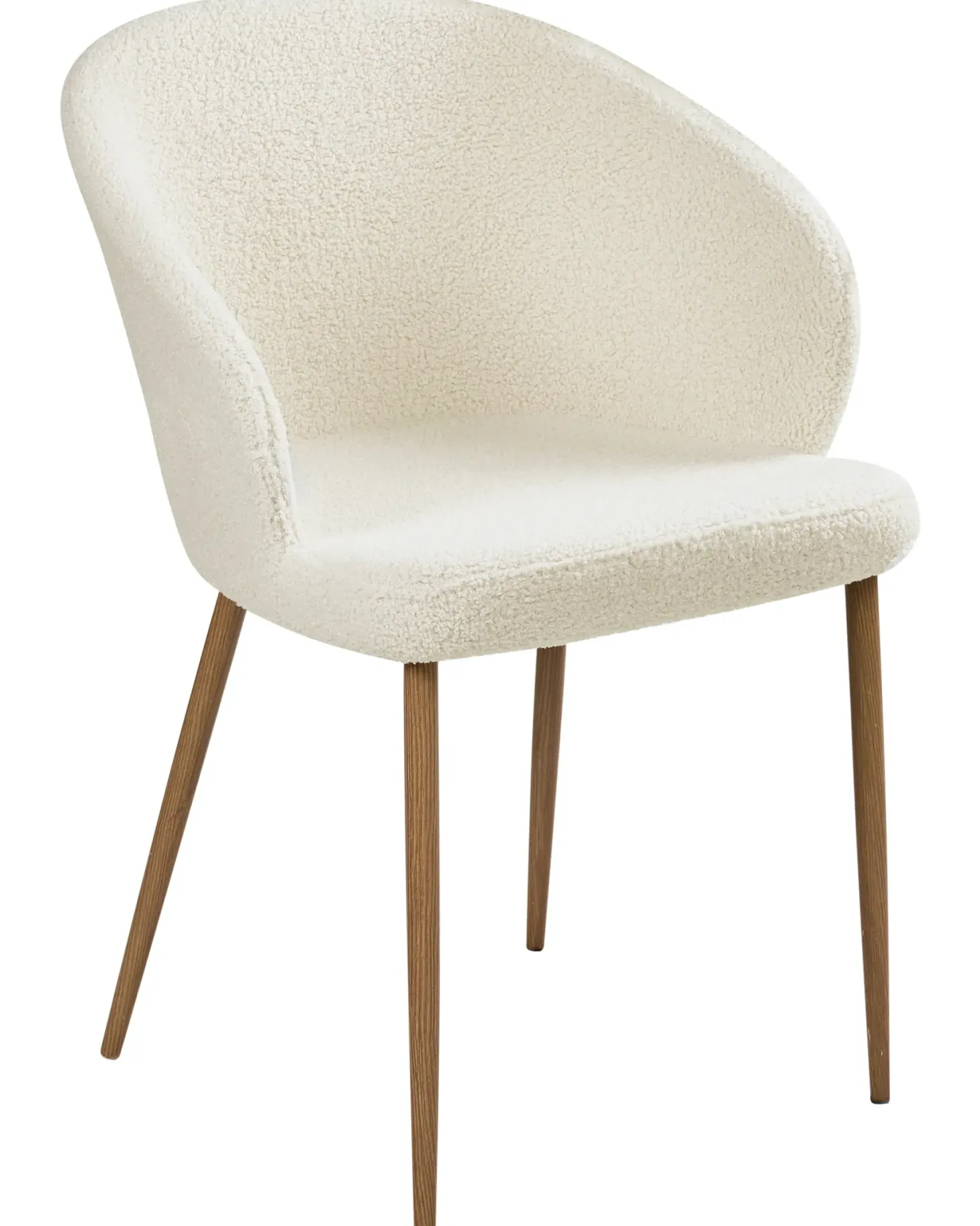 Sæt med 2 spisebordsstole MASON Boucle
