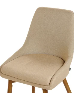 Sæt med 2 spisebordsstole MELFORT Sand Beige