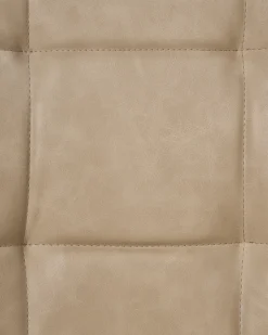 Sæt med 2 spisebordsstole MELROSE Kunstlæder Beige