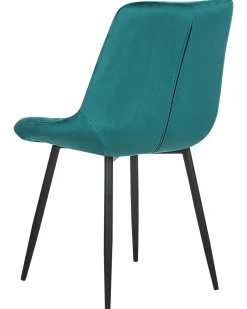 Sæt med 2 spisebordsstole MELROSE Velour Turkis