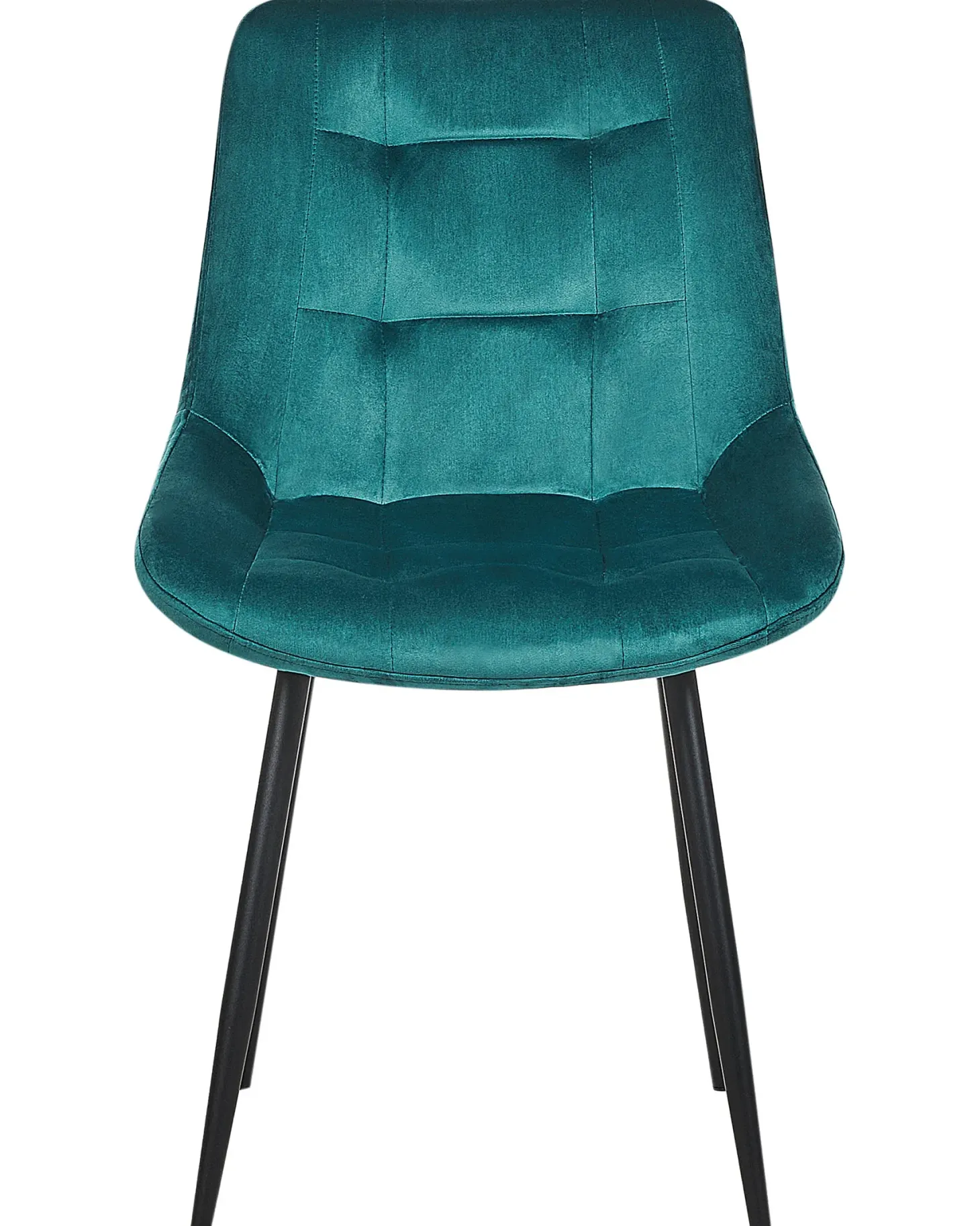 Sæt med 2 spisebordsstole MELROSE Velour Turkis
