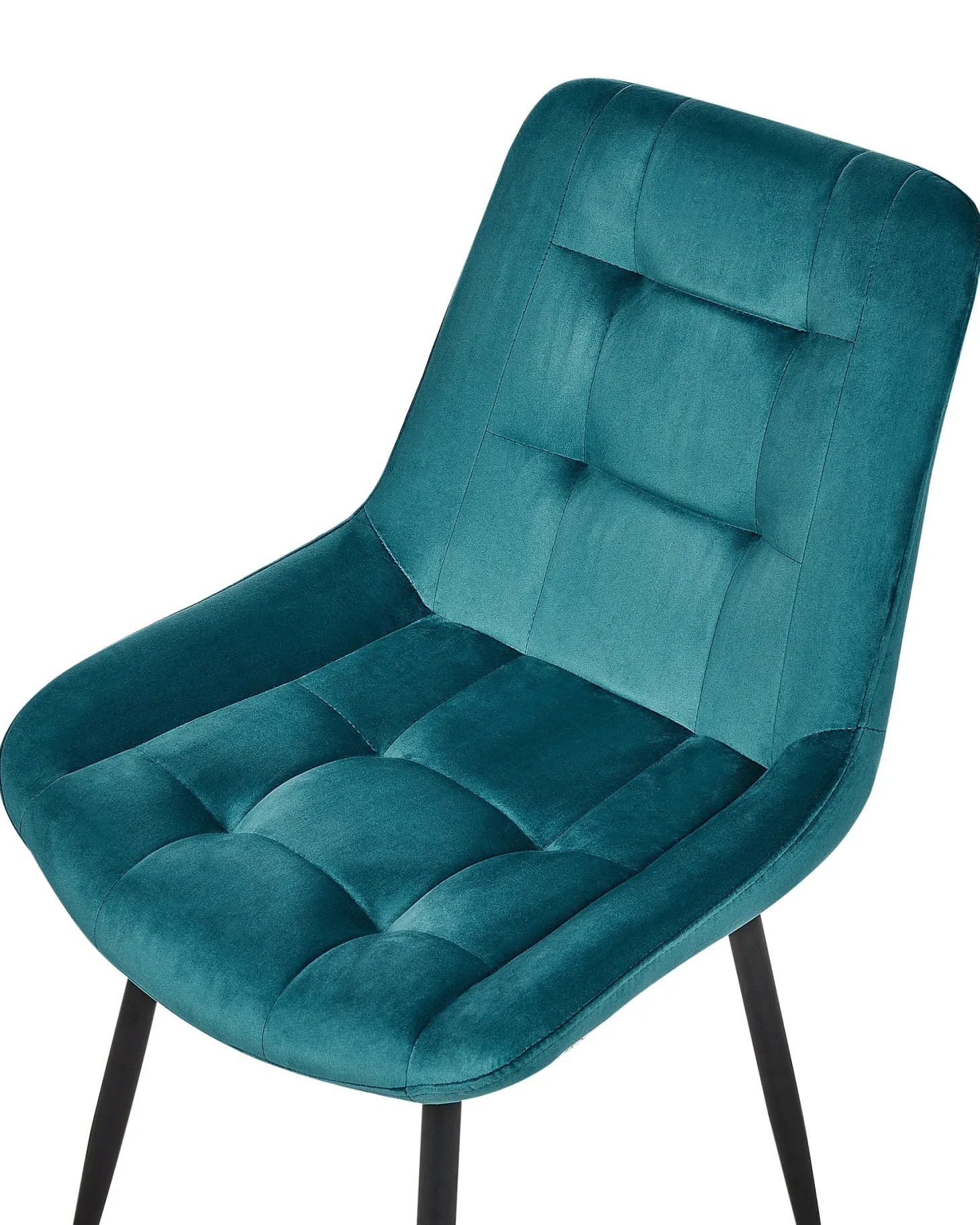 Sæt med 2 spisebordsstole MELROSE Velour Turkis