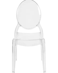 Sæt med 4 spisebordsstole MERTON Transparent