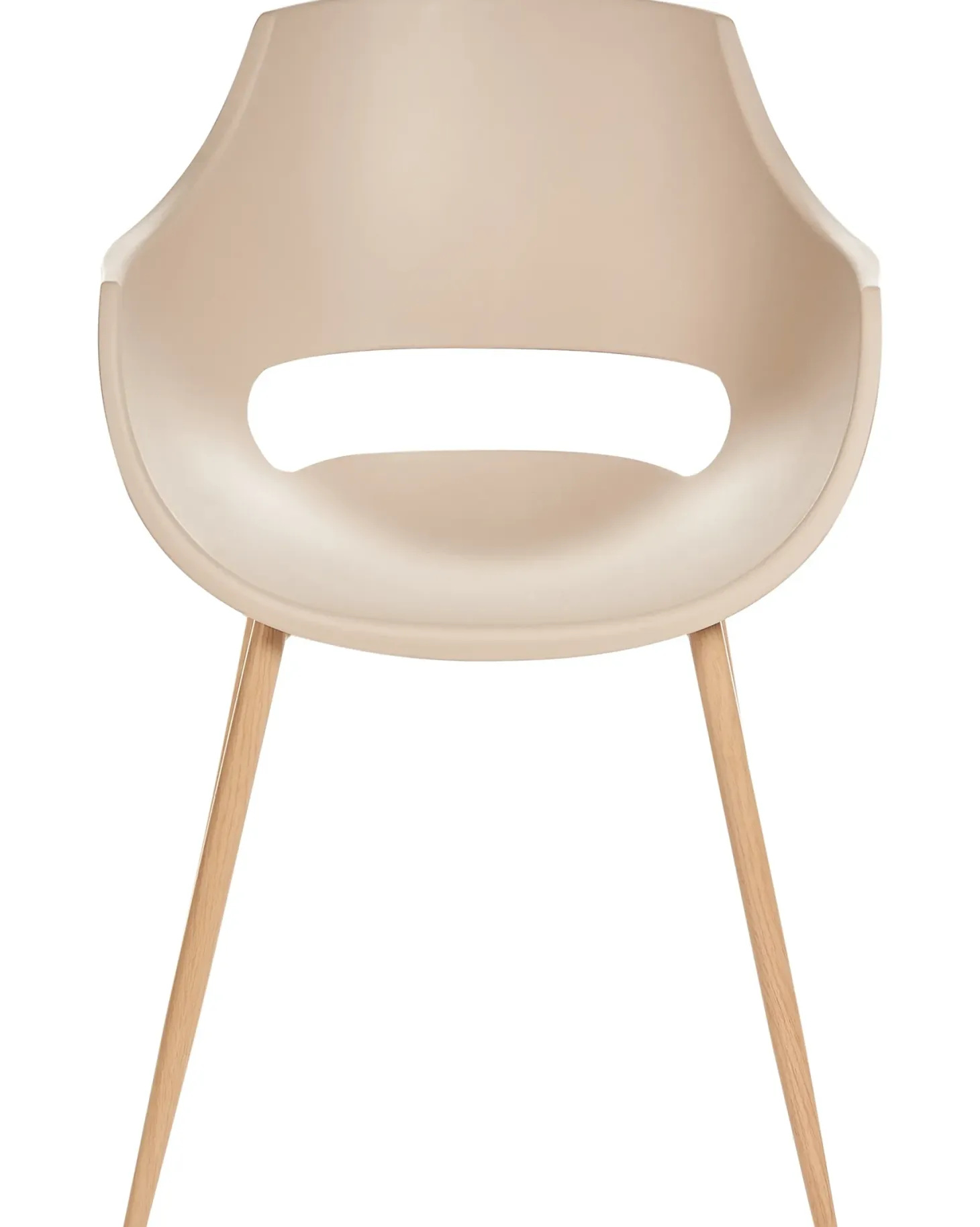 Sæt med 4 spisebordsstole MILLERS Beige