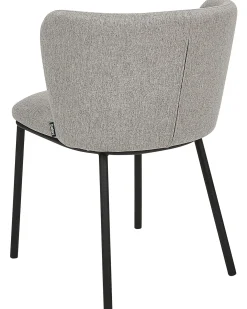 Sæt med 2 spisebordsstole MINA Grå