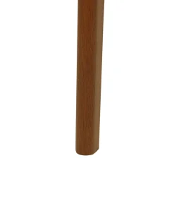 Sæt med 2 spisebordsstole MINIER Træ Mørkebrun/beige