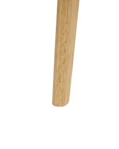 Sæt med 2 spisebordsstole MINIER Træ Lysebrun/beige
