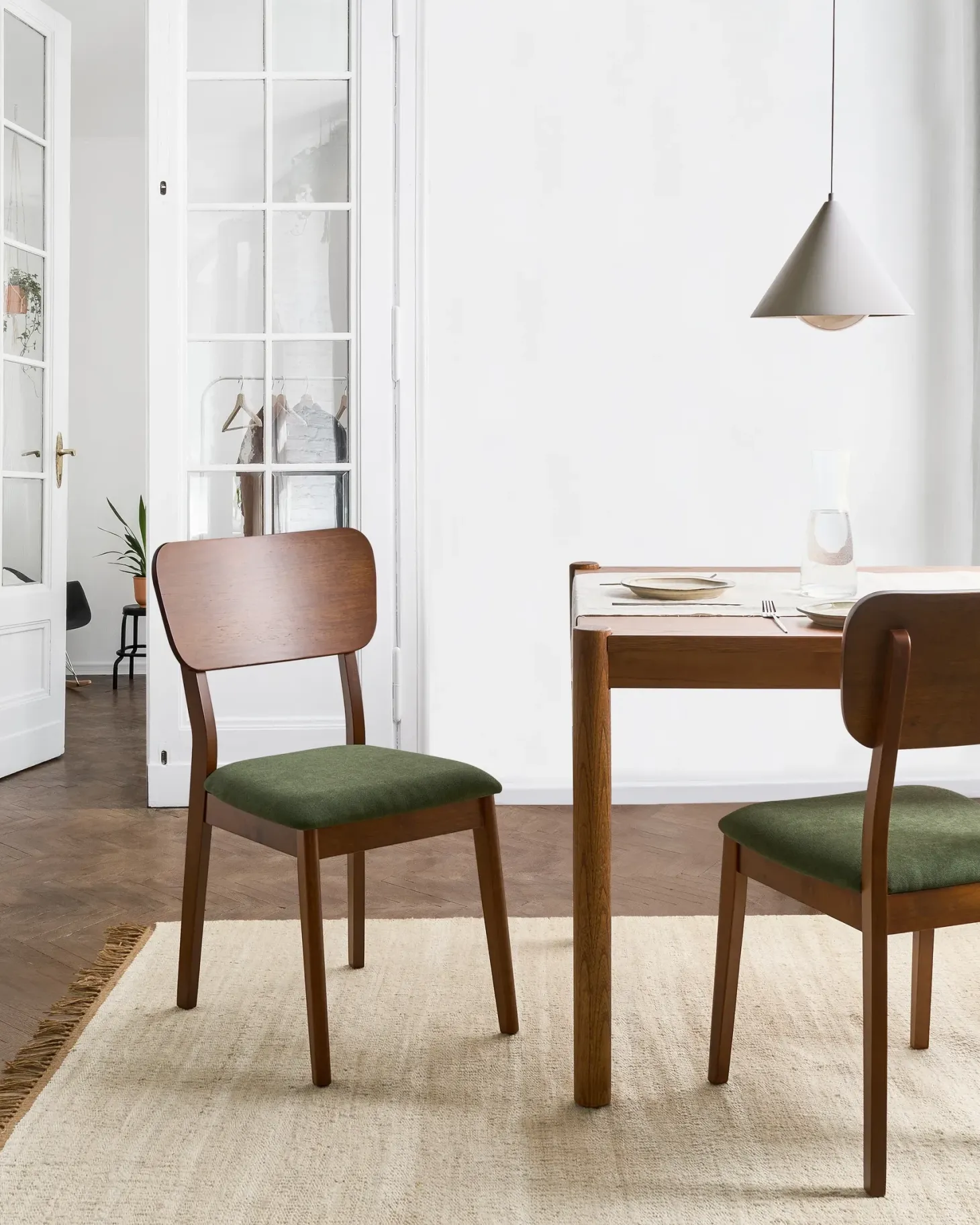 Sæt med 2 spisebordsstole MINIER Træ