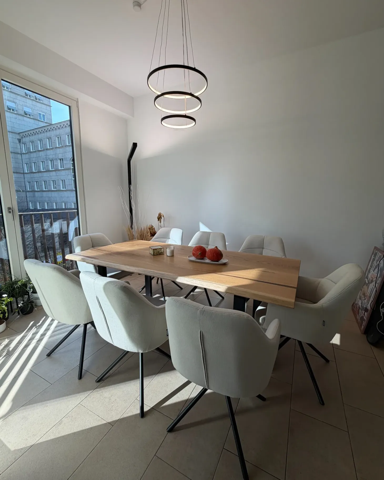 Sæt med 2 spisebordsstole MIRA Beige