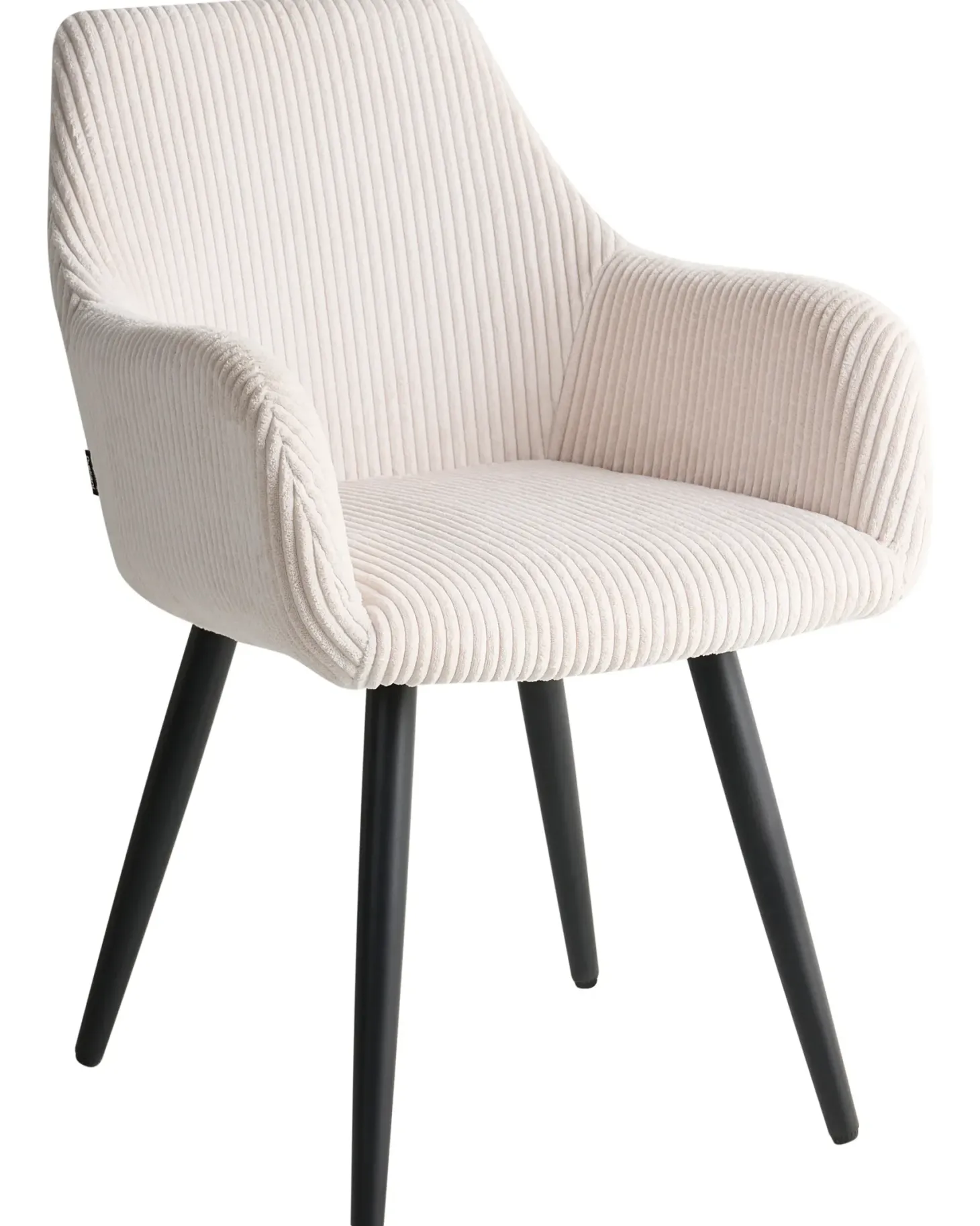 Sæt med 2 spisebordsstole MORI Fløjl Lys Beige