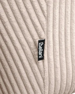 Sæt med 2 spisebordsstole MORI Fløjl Beige