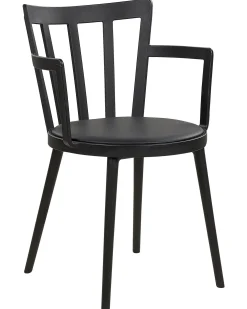 Sæt med 4 spisebordsstole MORILL Sort