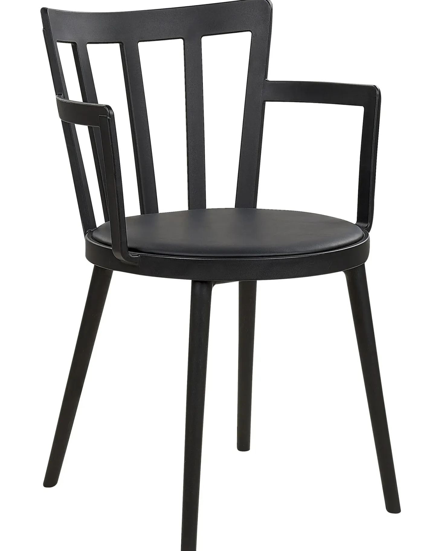 Sæt med 4 spisebordsstole MORILL Sort