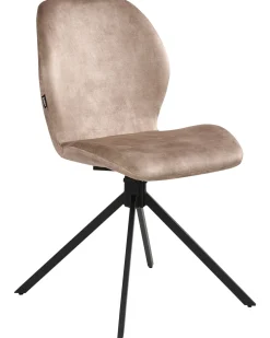 Sæt med 4 spisebordsstole MORRISON Velour Beige