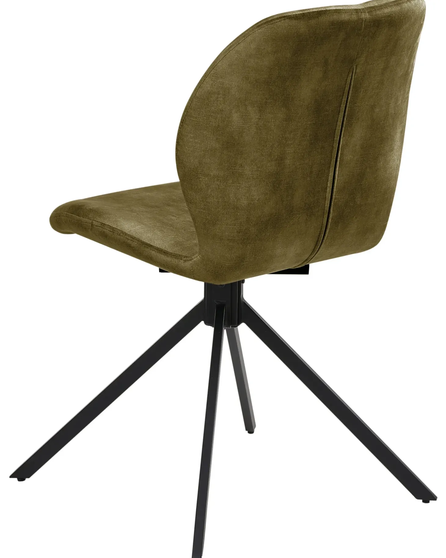 Sæt med 4 spisebordsstole MORRISON Velour Grøn